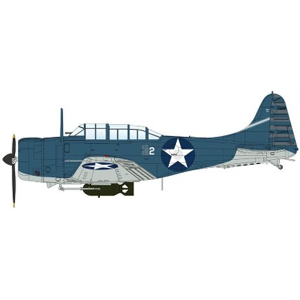 SBD 2 Dauntless Battle Of Midway BuNo 2111 R Fleming E Card VMSB 241